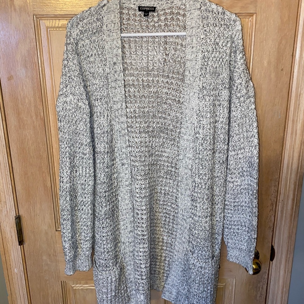 Express Grey Cardigan